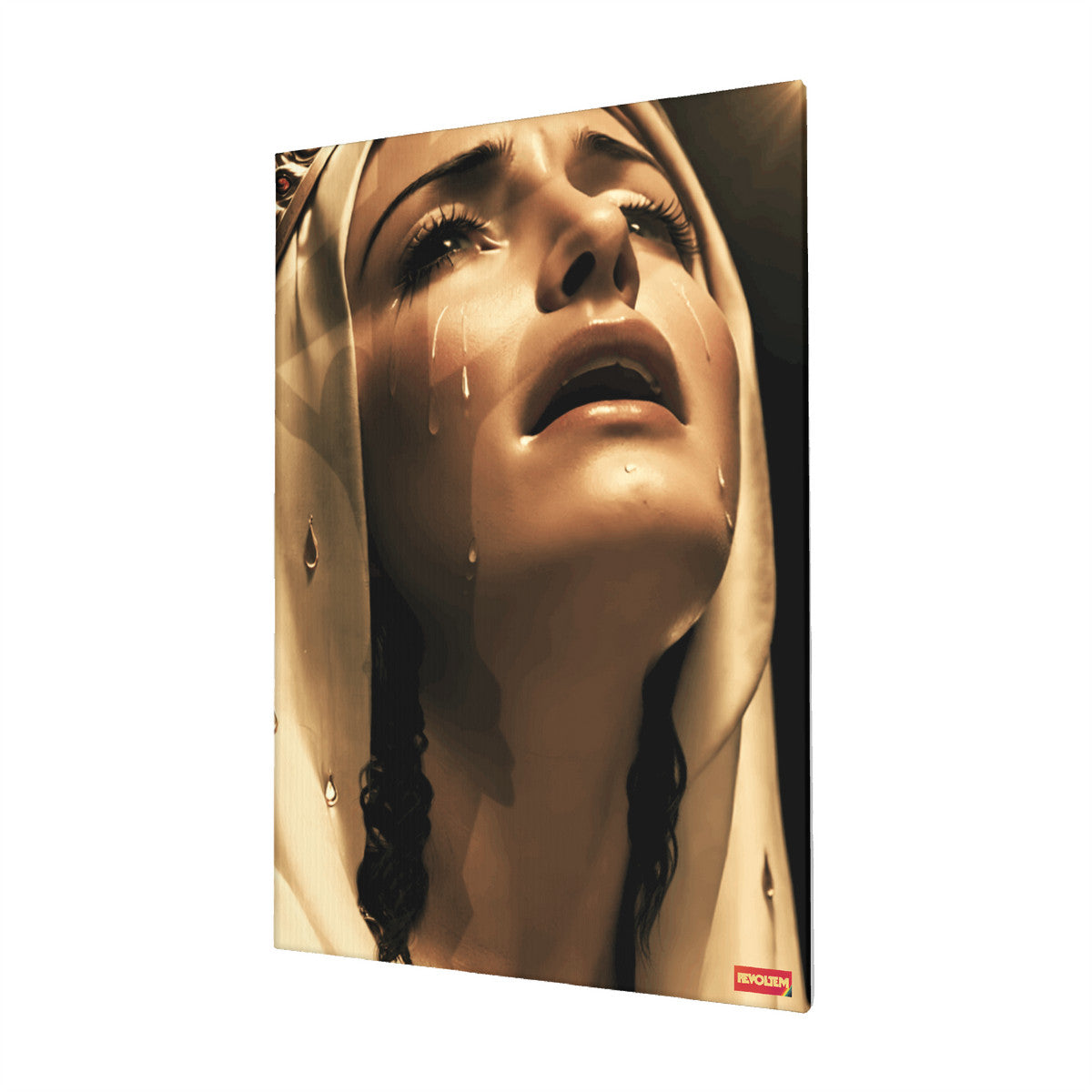 "Our lady of Sorrows" Canvas with Mounting Brackets 16x24in (vertical)