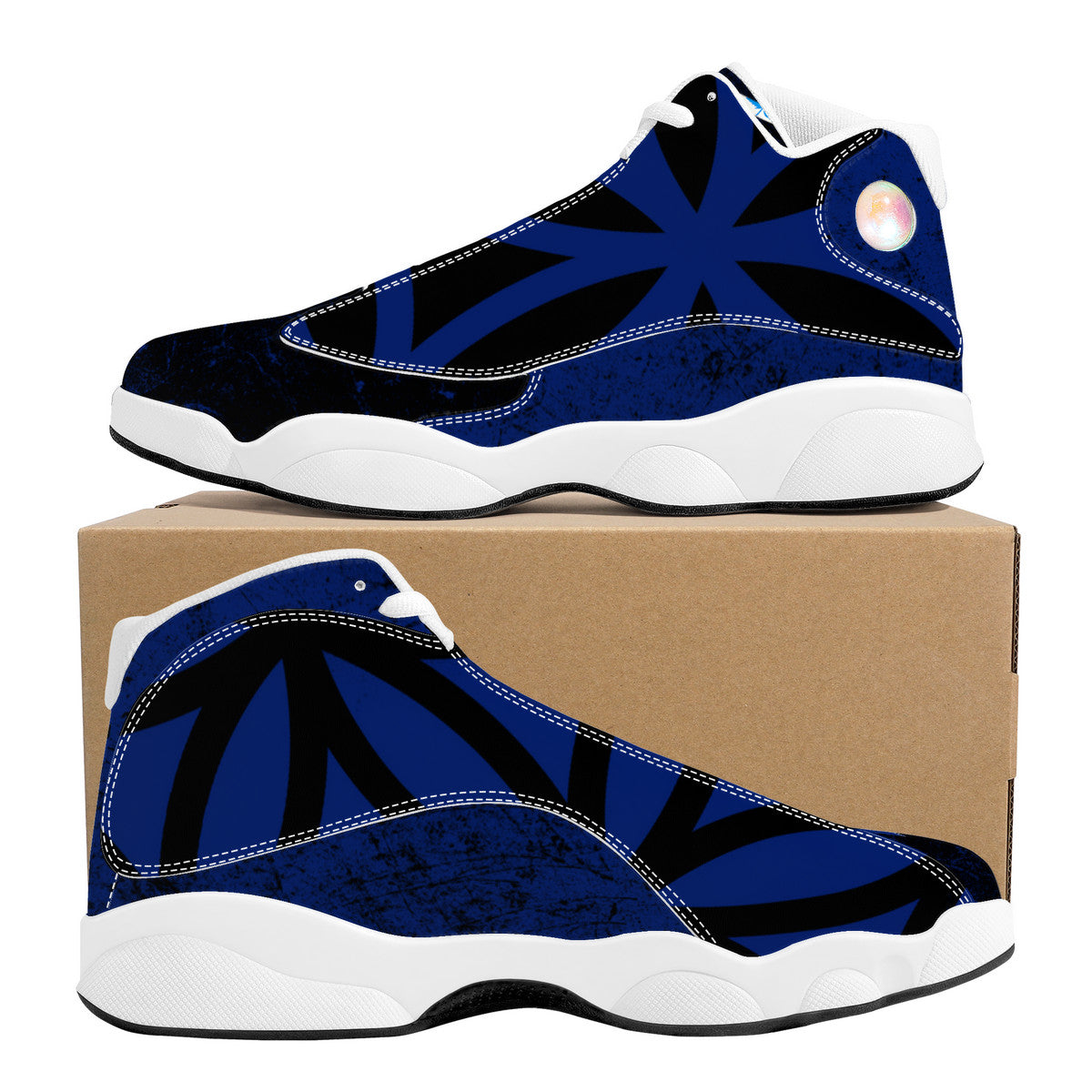 RVT Basketball Shoes - Fractal Blue/Black