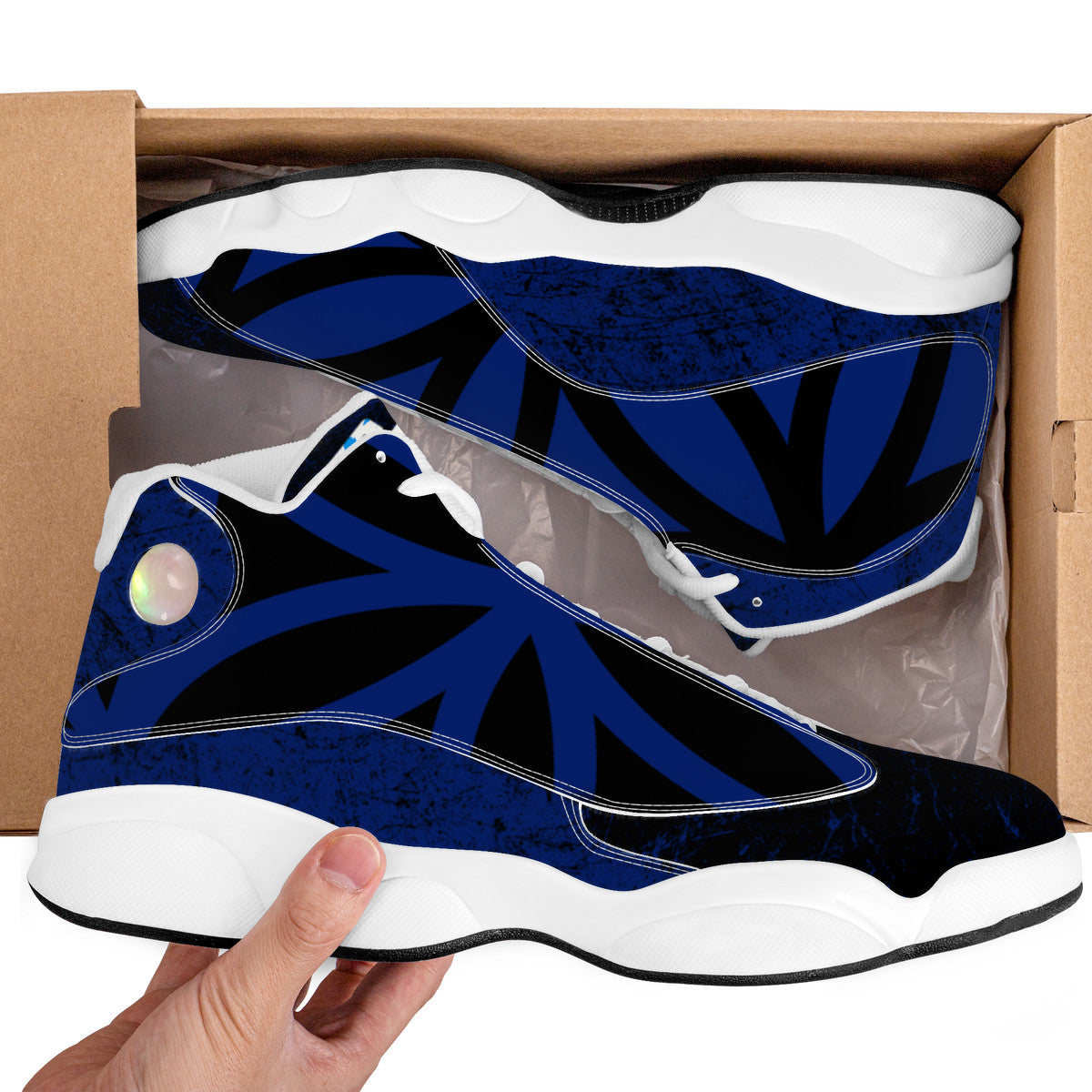 RVT Basketball Shoes - Fractal Blue/Black