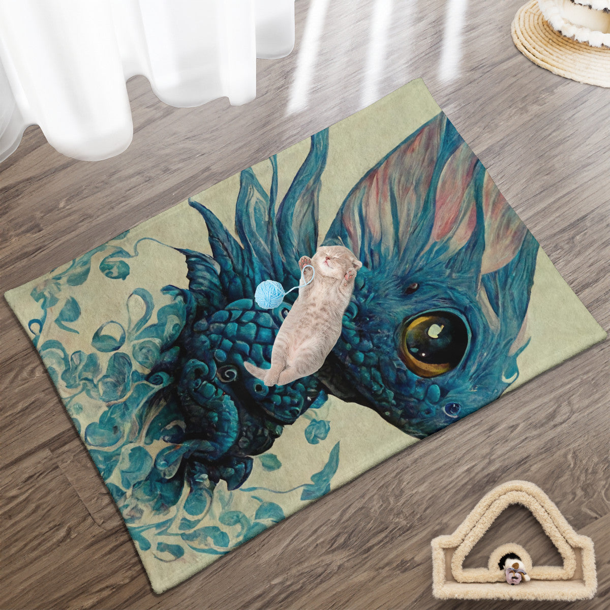 Dragon Flannel Pet Blanket (27X39in)
