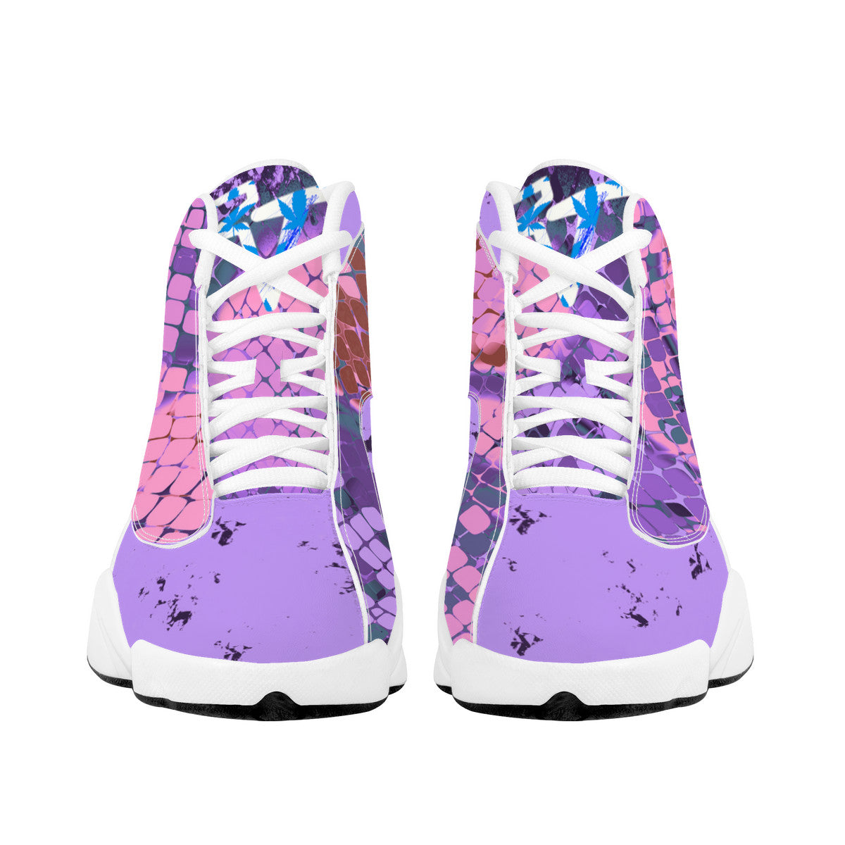 RVT Basketball Shoes - Purple Scales
