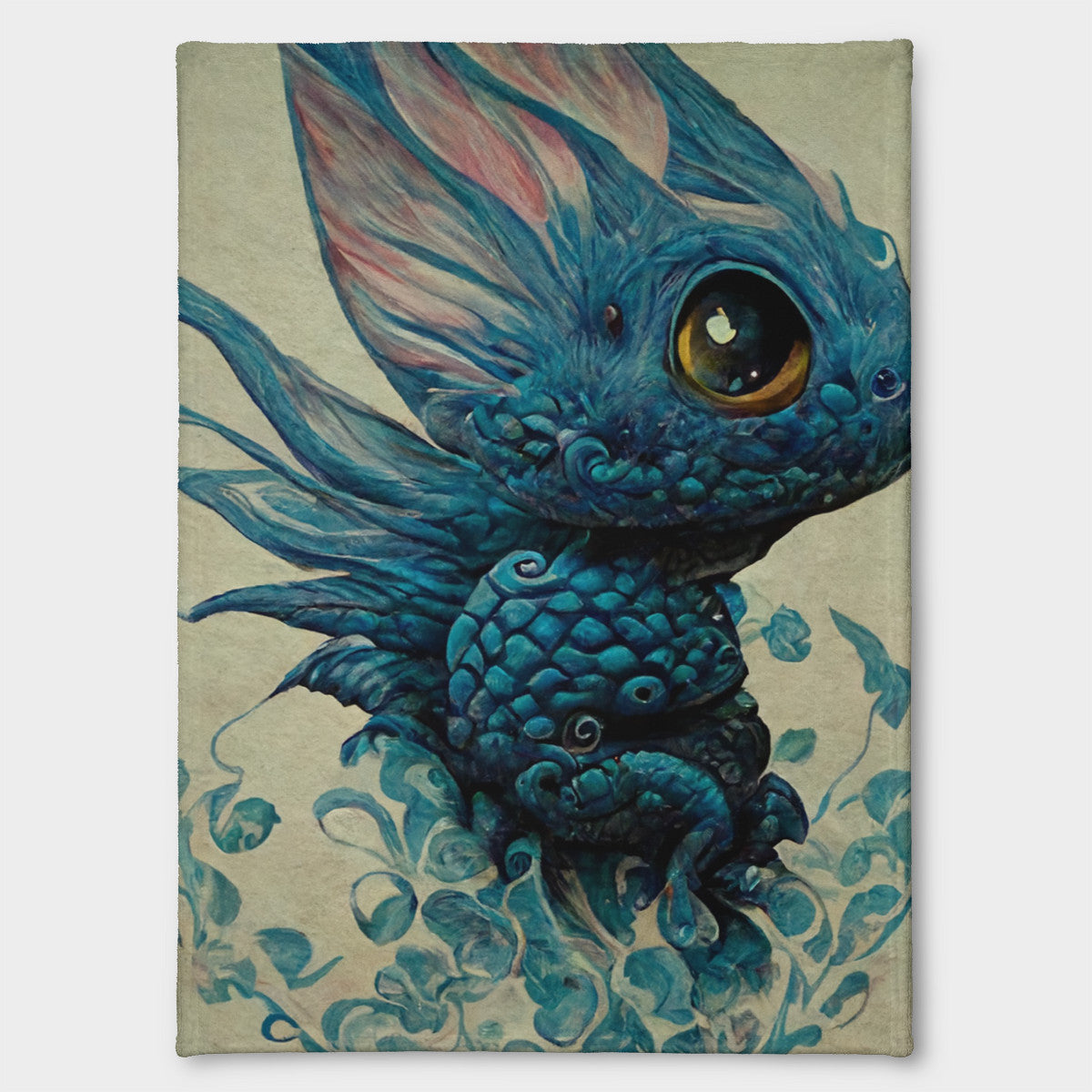 Dragon Flannel Pet Blanket (27X39in)