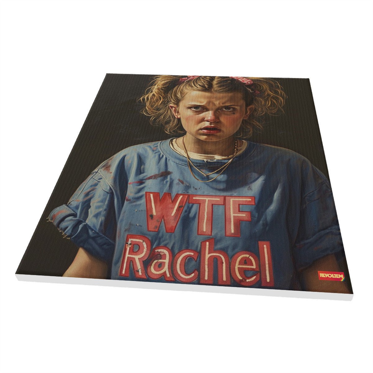 "WTF Rachel" Canvas with Mounting Brackets 20x24in (vertical) - Revoltem"WTF Rachel" Canvas with Mounting Brackets 20x24in (vertical)180517PnyoI9stZ7dUzEwGDecorative Painting