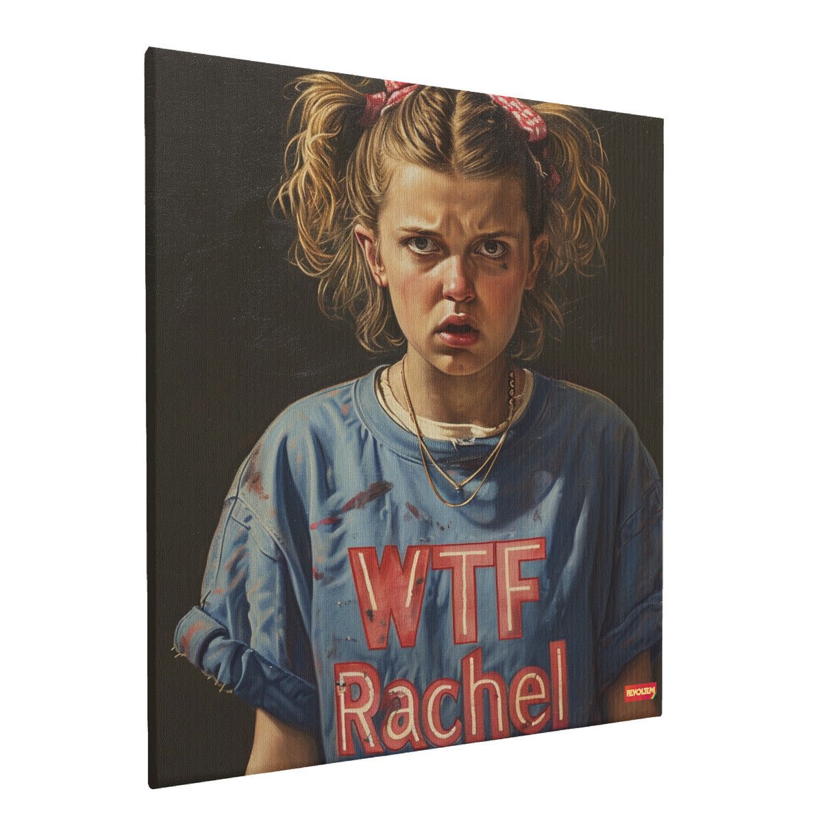 "WTF Rachel" Canvas with Mounting Brackets 20x24in (vertical) - Revoltem"WTF Rachel" Canvas with Mounting Brackets 20x24in (vertical)180517PnyoI9stZ7dUzEwGDecorative Painting